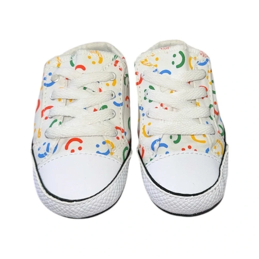 Converse Chuck Taylor All Star Cribster Easy On Doodles Colorful Smiley Face 4
